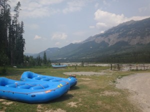 Wildwasser Rafting am Kicking Horse River